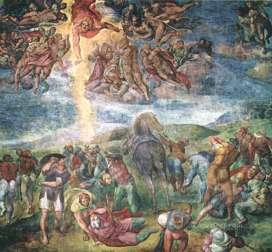 La conversión de Saúl Alto Renacimiento Miguel Ángel Pintura al óleo
